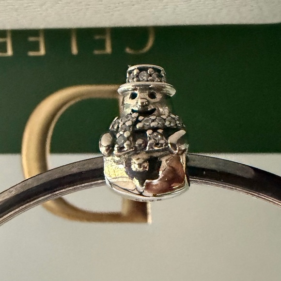 Pandora Jewelry - Pandora Snow ⛄️ Man CZ Charm RETIRED